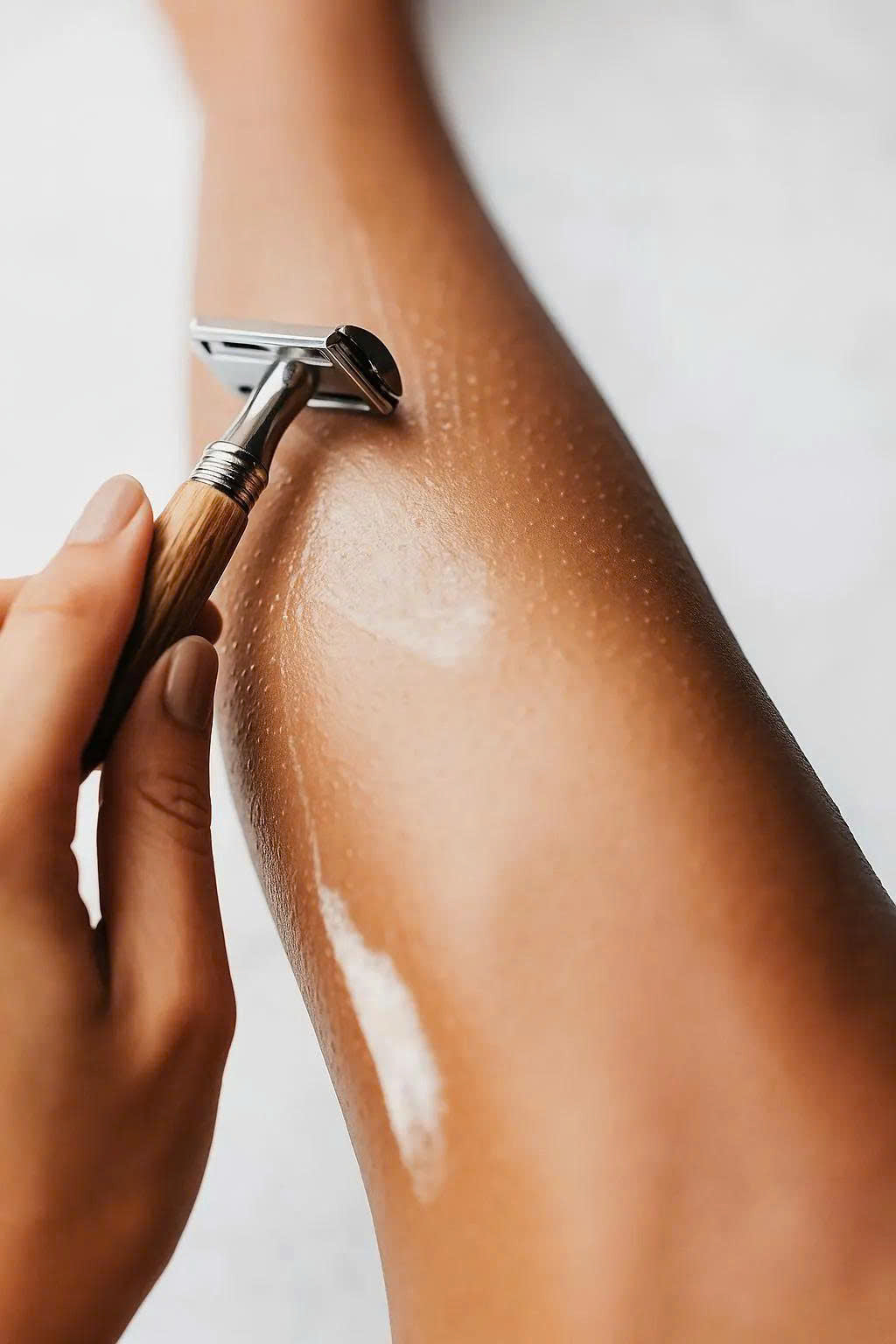 Personalized Bamboo Razor