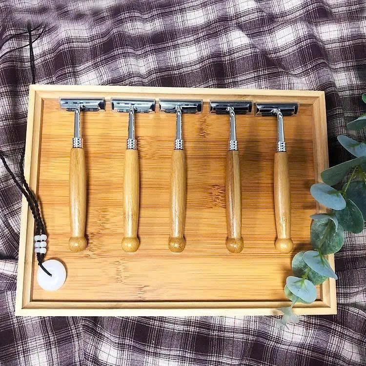 Personalized Bamboo Razor