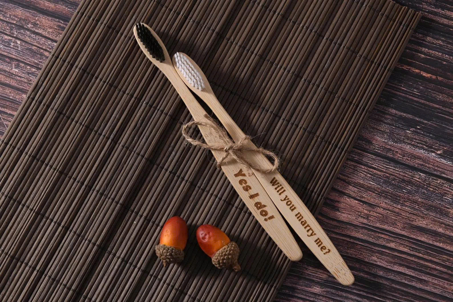 Personalized Bamboo Toothbrushes