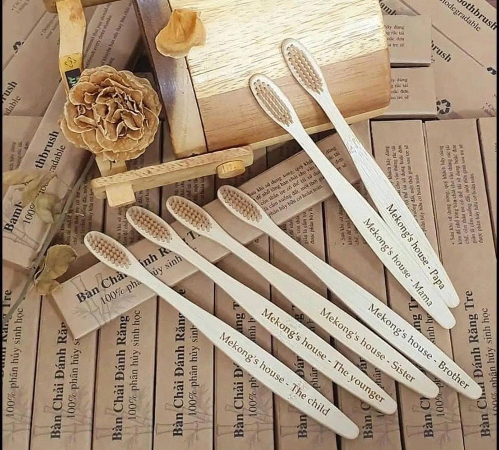 Personalized Bamboo Toothbrushes