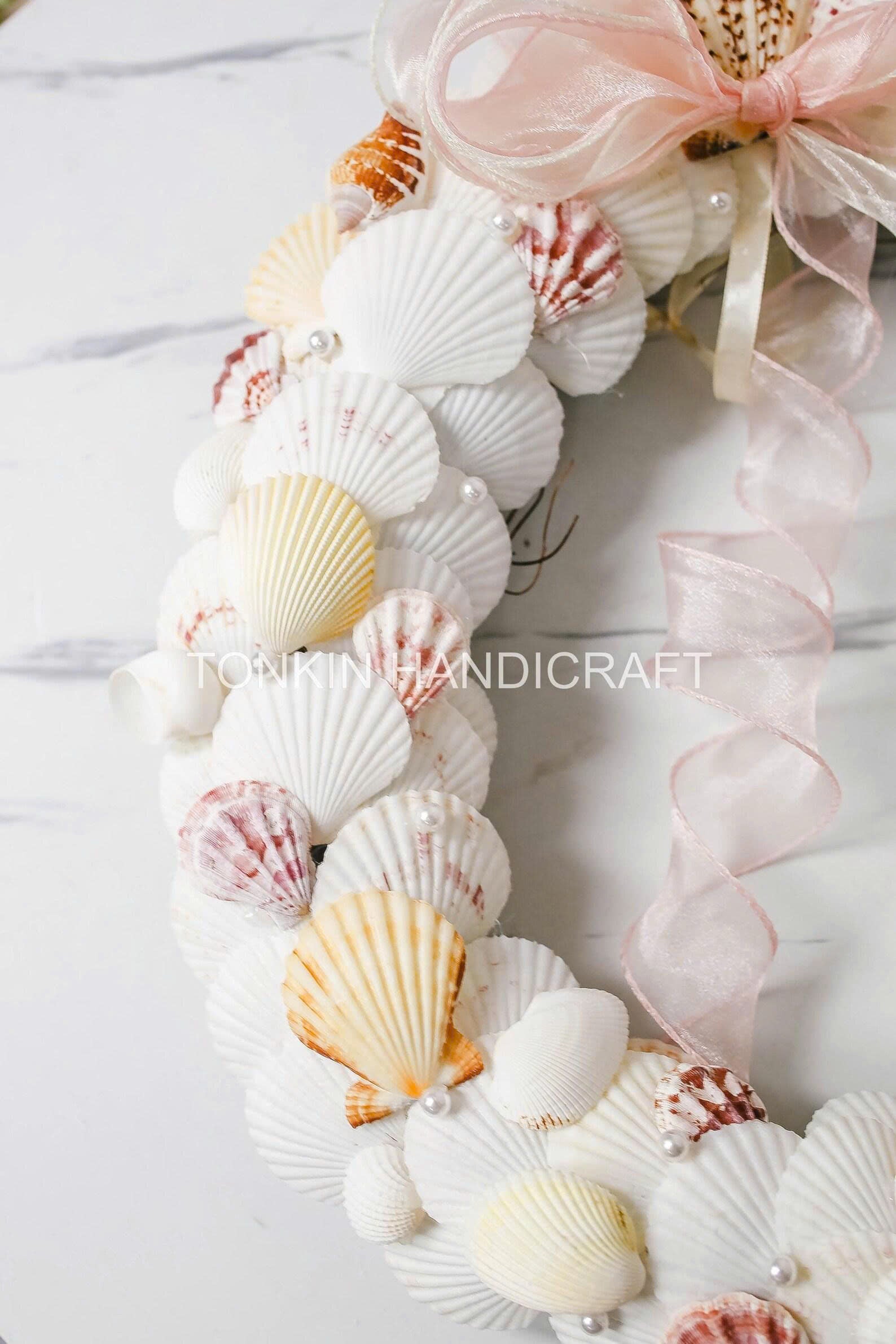 Wall Hanging Seashell Round Wreath 1