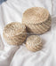 Set of 3 Basket with lid - TONKIN HANDICRAFT