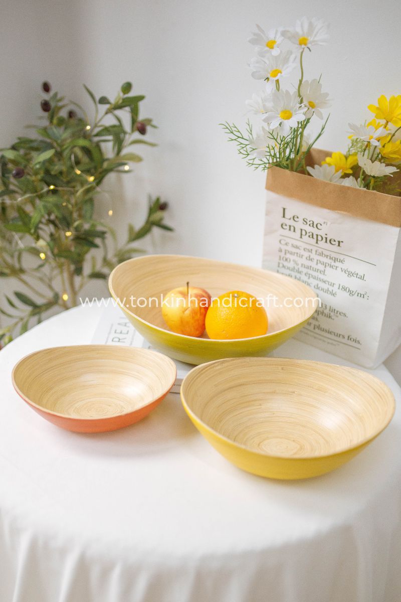 Frui Bamboo Bowl - TONKIN HANDICRAFT