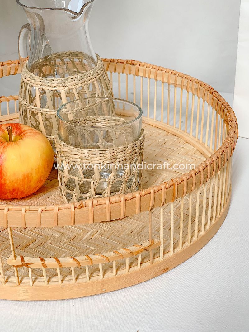 Bamboo Serving Tray - TONKIN HANDICRAFT