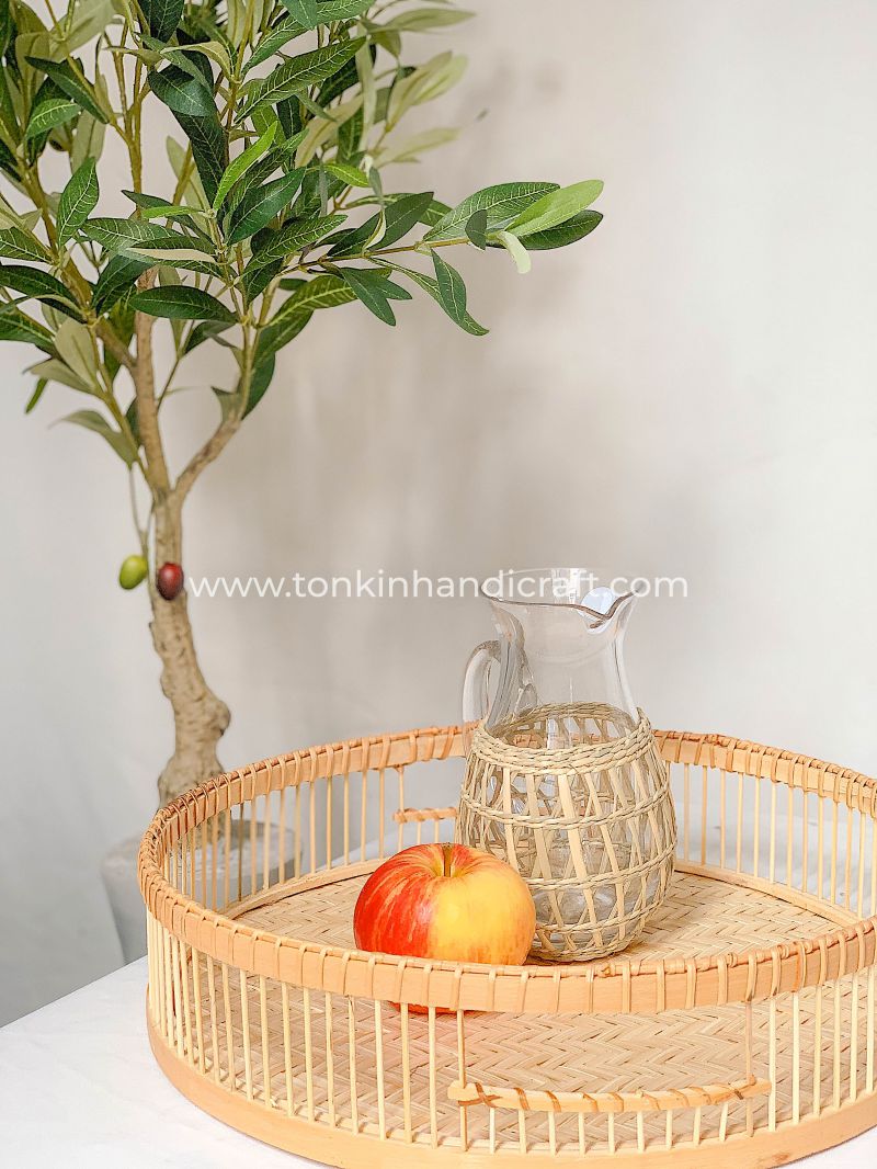 Bamboo Serving Tray - TONKIN HANDICRAFT