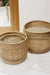 Set of 3 Bonny floppy Seagrass Baskets - TONKIN HANDICRAFT