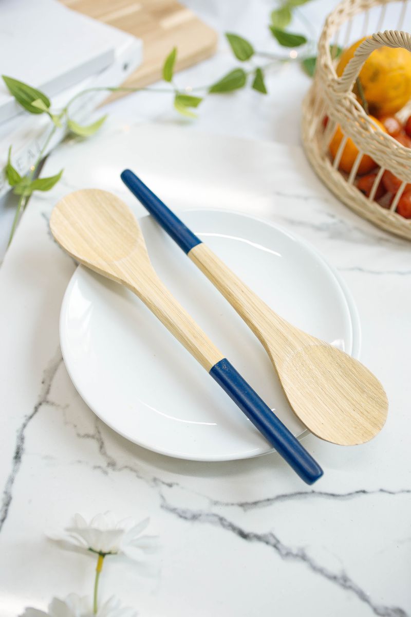 Personalized Salad Bamboo Utensils