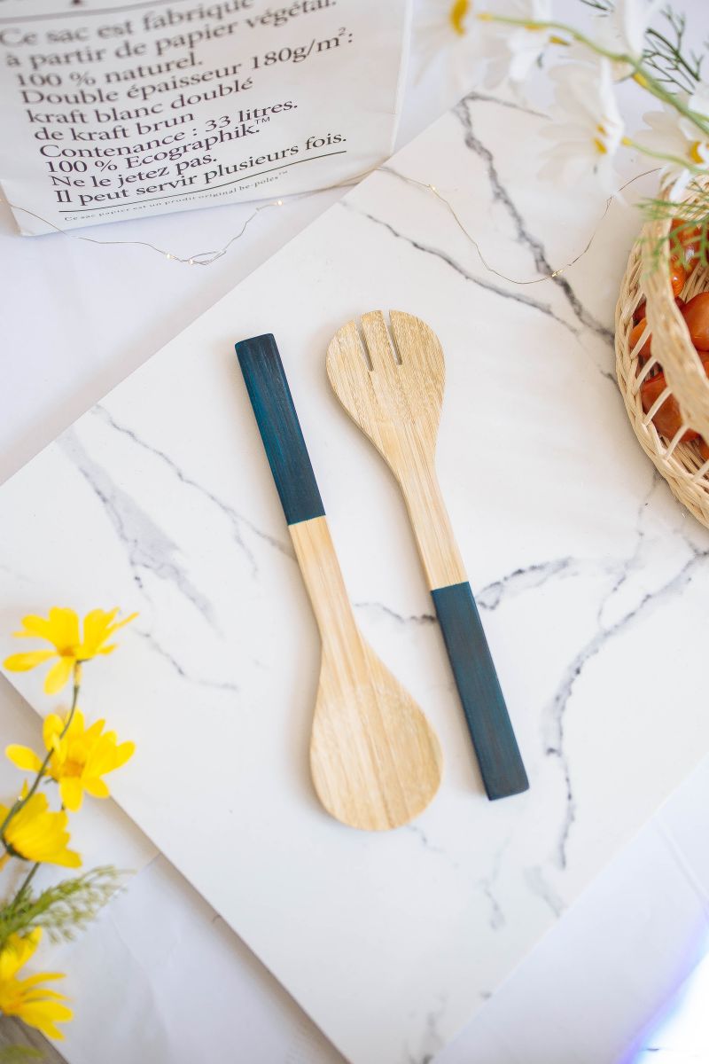 Salad Bamboo Utensils