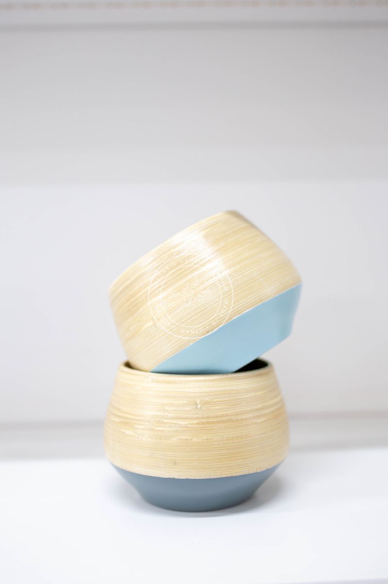 Small Bamboo Plant Pot - TONKIN HANDICRAFT