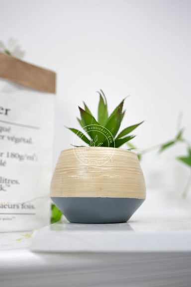 Small Bamboo Plant Pot - TONKIN HANDICRAFT