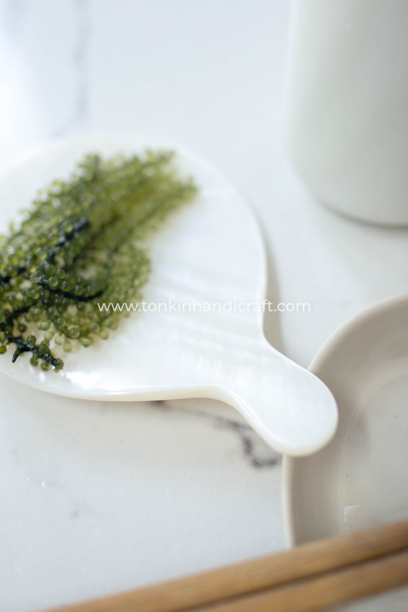 Mother of Pearl Seashell Dish for Caviar Serving - TONKIN HANDICRAFT