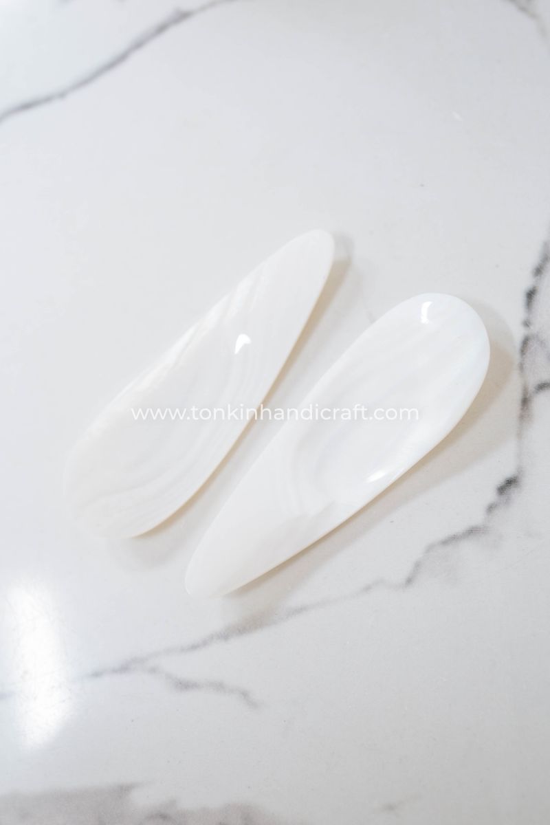 Personalized Seashell Oyster Caviar Spoon - TONKIN HANDICRAFT