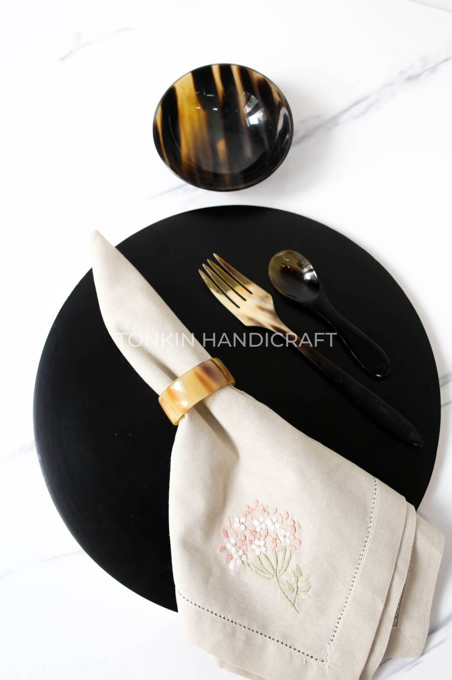 Buffalo Horn Napkin Ring