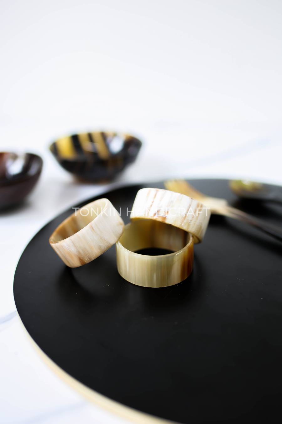 Buffalo Horn Napkin Ring