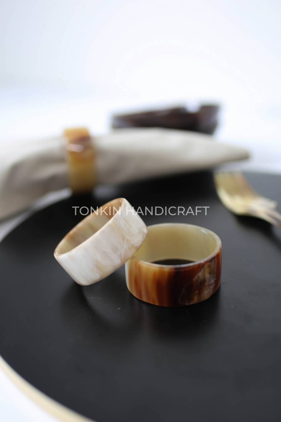 Buffalo Horn Napkin Ring