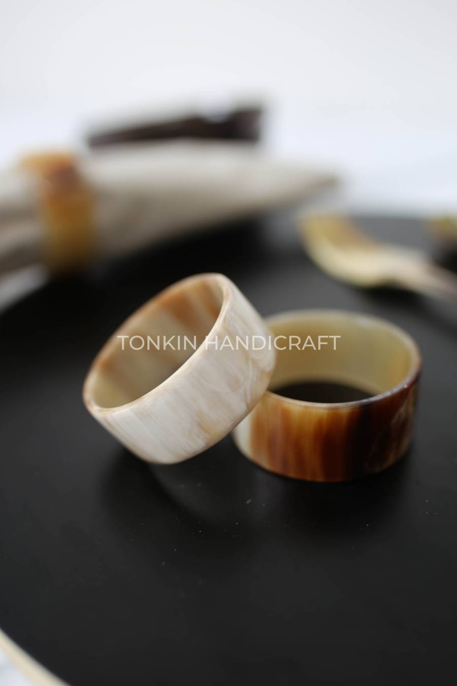 Buffalo Horn Napkin Ring