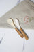 Personalized Mother of Pearl Seashell Spoon with Wooden Handle - TONKIN HANDICRAFT