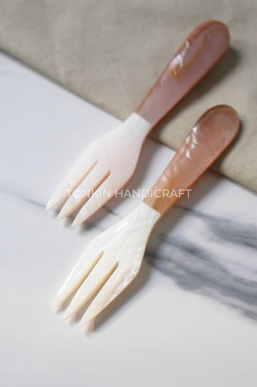 Mother of Pearl Small Fork, Seashell Fork - TONKIN HANDICRAFT