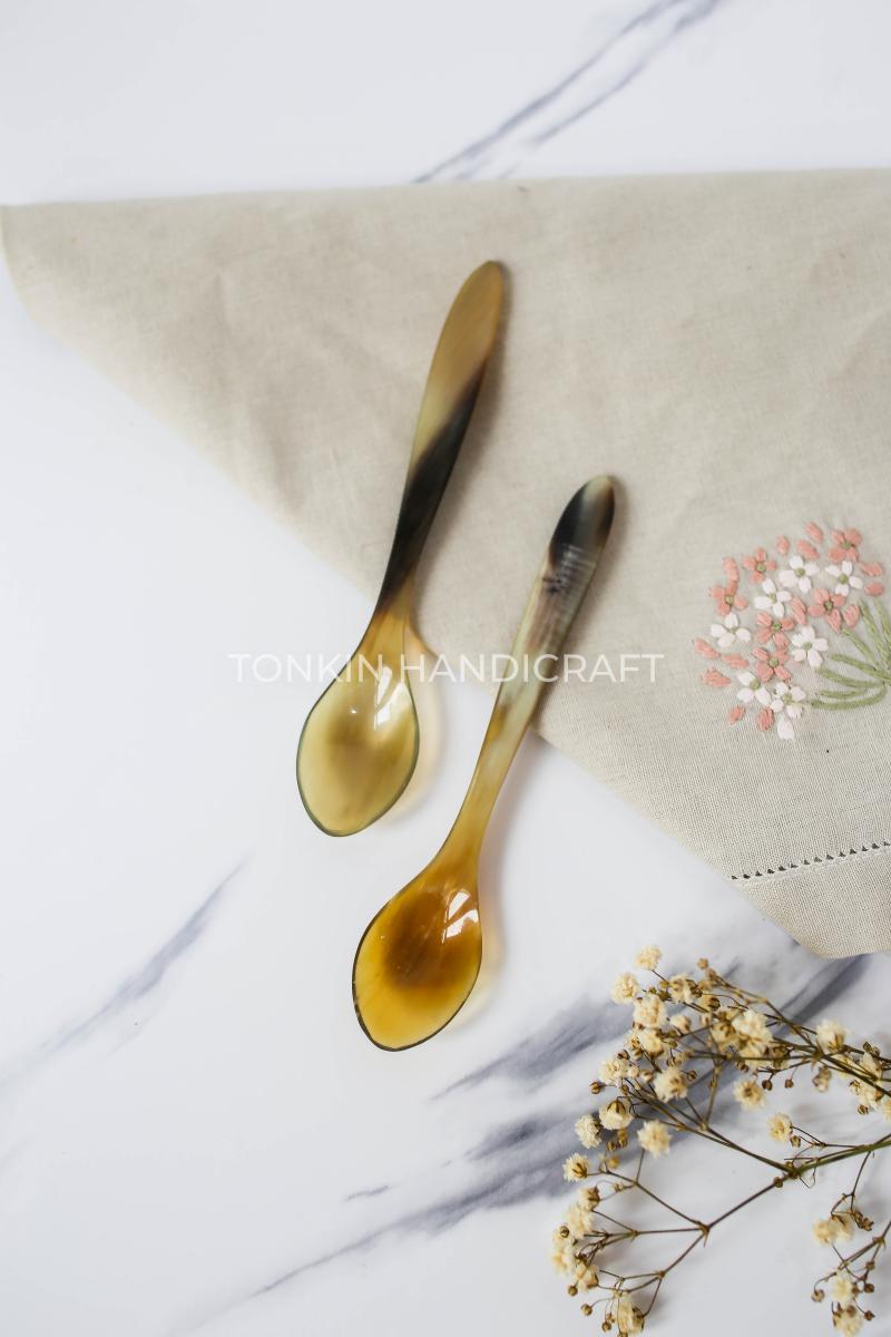 Personalized Buffalo Horn Spoon