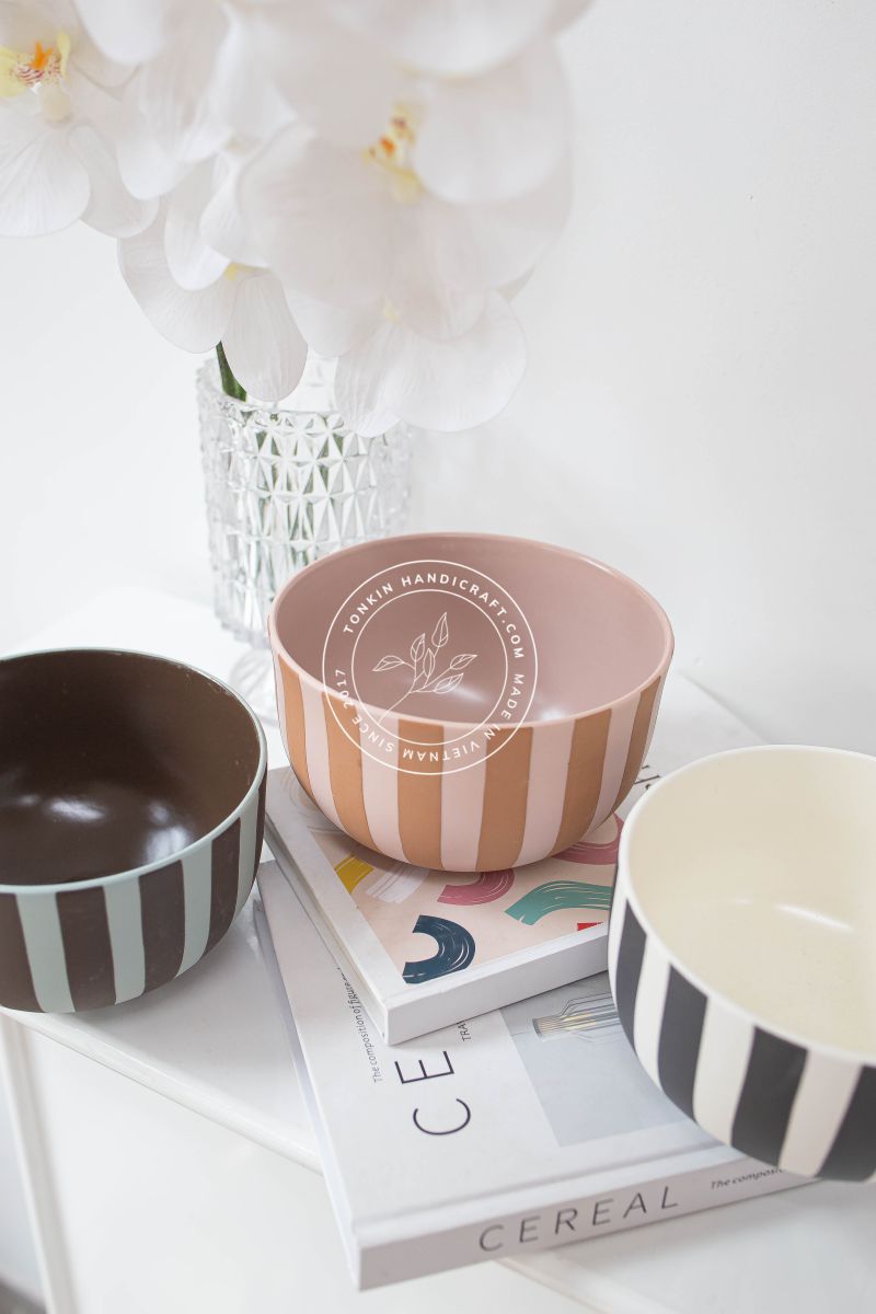 CERAMICS BOWLS - TONKIN HANDICRAFT