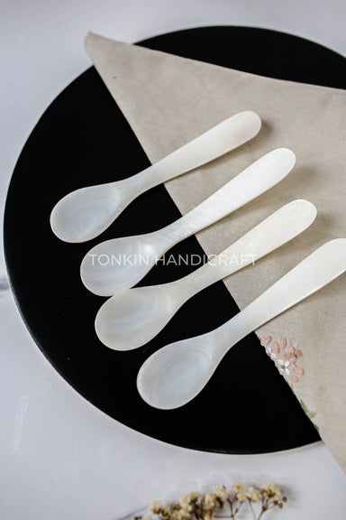 Personalized Mother of Pearl Caviar Spoon 03 copy - TONKIN HANDICRAFT