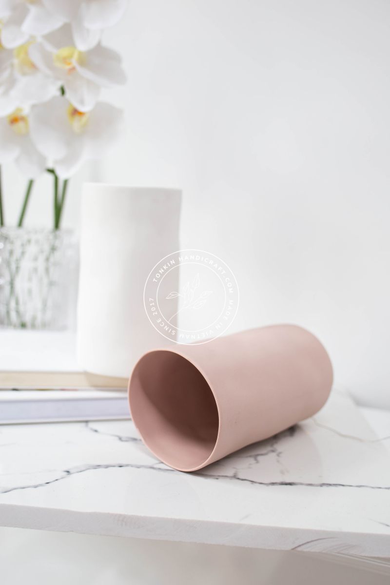 Cylinder flower vase - TONKIN HANDICRAFT