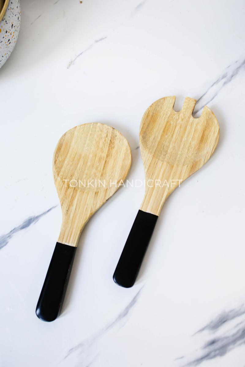 Kona Salad Bamboo Utensils - TONKIN HANDICRAFT