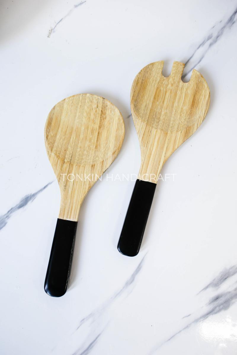 Kona Salad Bamboo Utensils - TONKIN HANDICRAFT