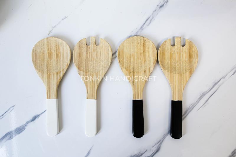 Kona Salad Bamboo Utensils - TONKIN HANDICRAFT