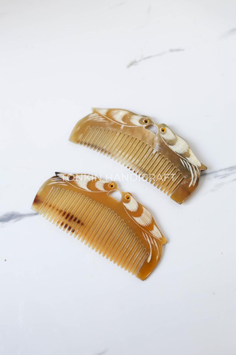 Natural Buffalo Horn Comb for Women