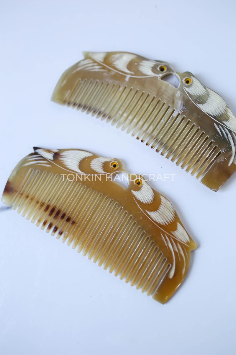 Natural Buffalo Horn Comb for Women