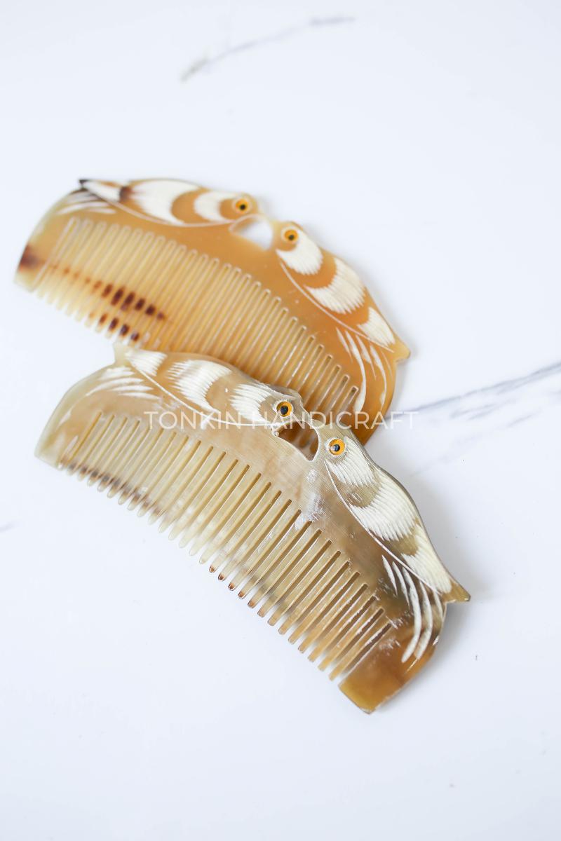 Natural Buffalo Horn Comb for Women