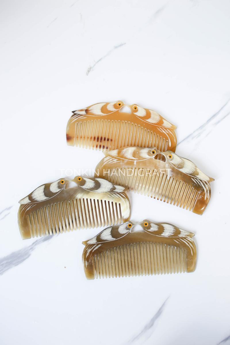 Natural Buffalo Horn Comb for Women