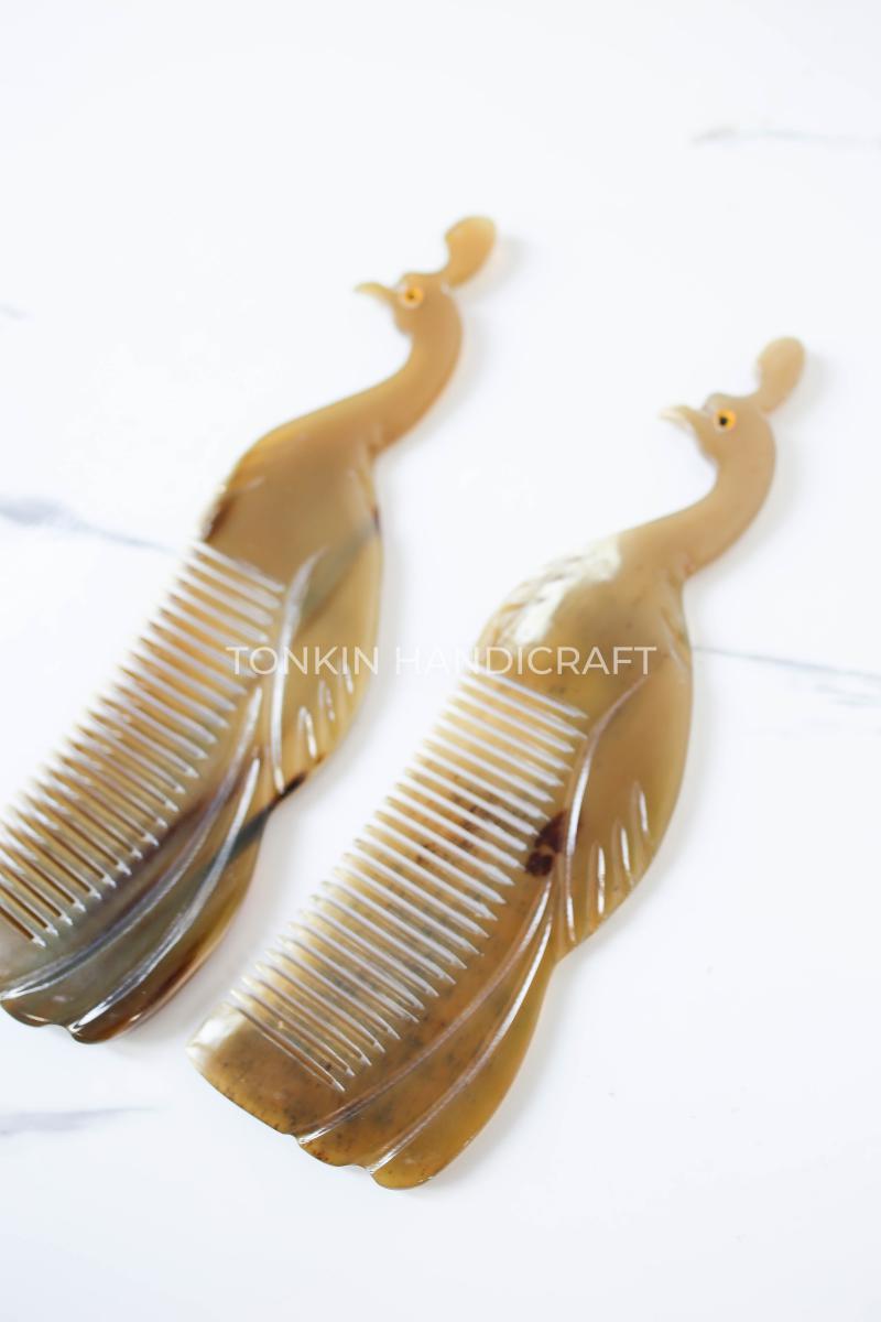 Natural Buffalo Horn Comb for Women