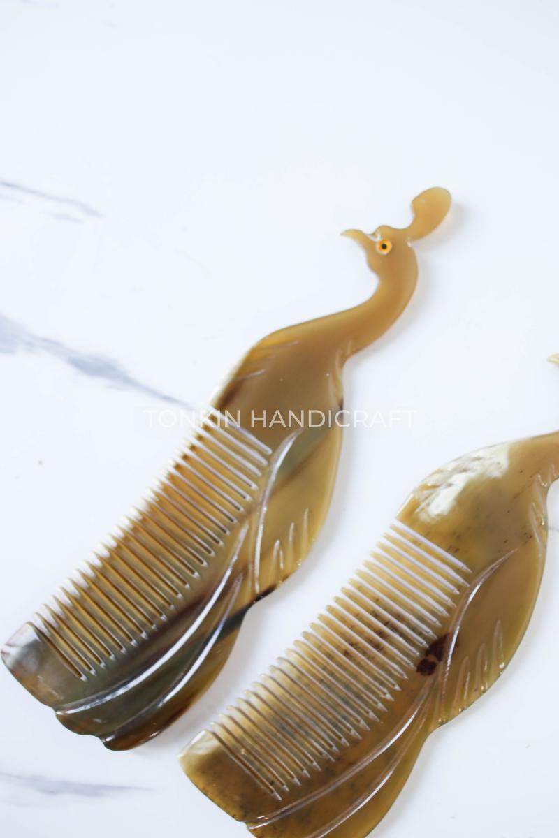 Natural Buffalo Horn Comb for Women