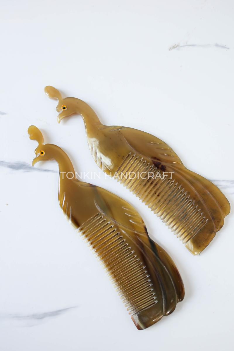 Natural Buffalo Horn Comb for Women