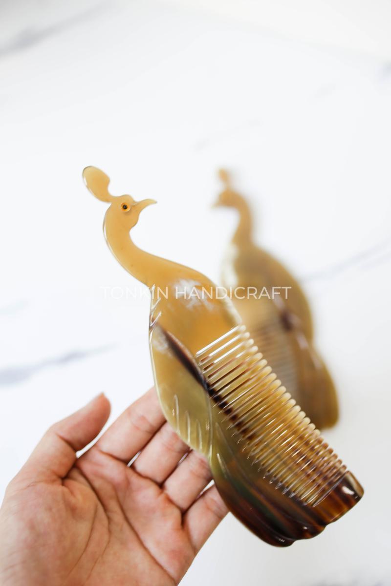 Natural Buffalo Horn Comb for Women