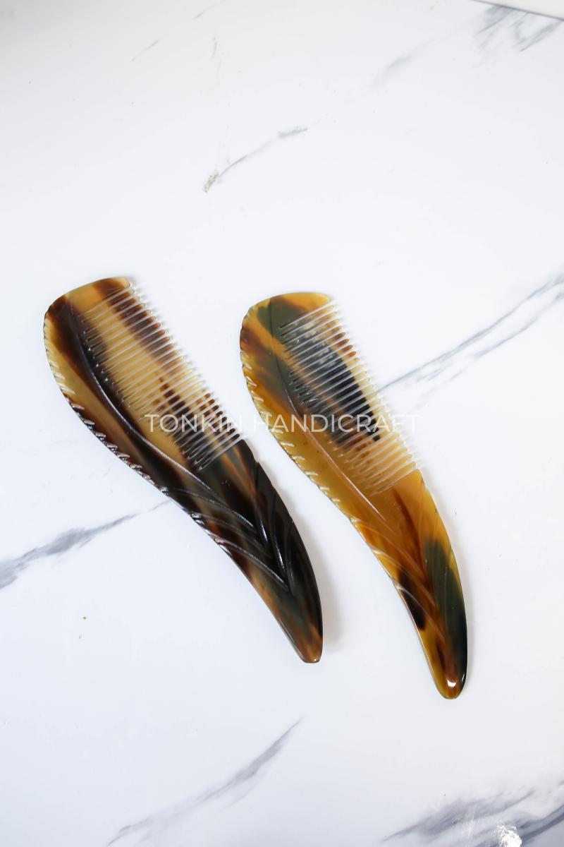 Natural Buffalo Horn Comb for Women