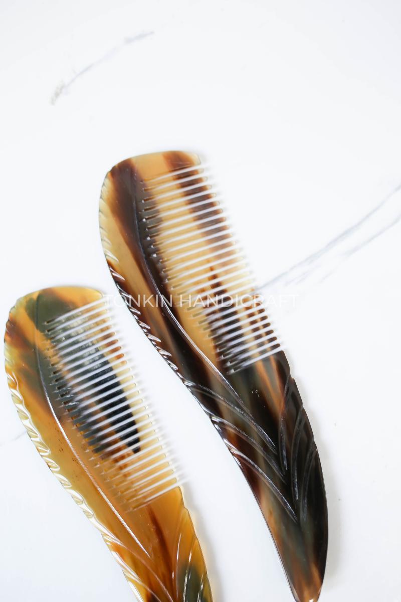 Natural Buffalo Horn Comb for Women