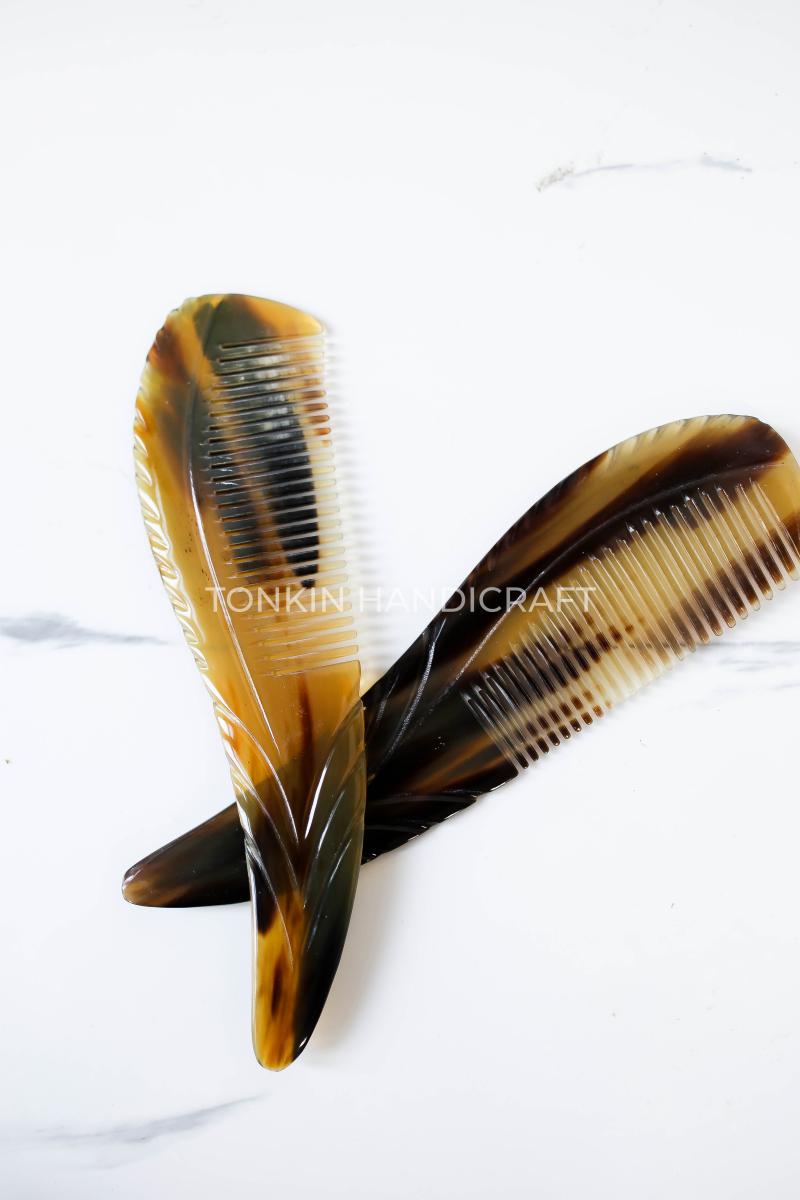 Natural Buffalo Horn Comb for Women