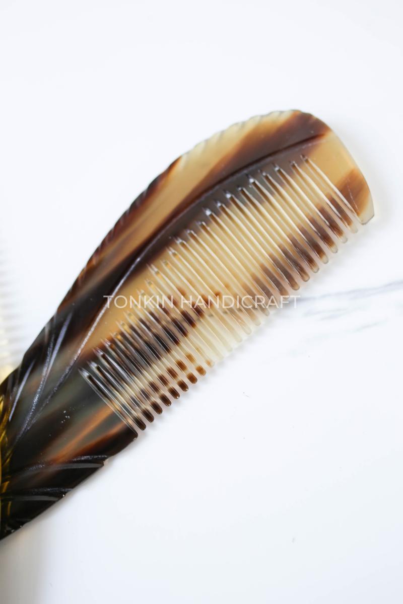 Natural Buffalo Horn Comb for Women