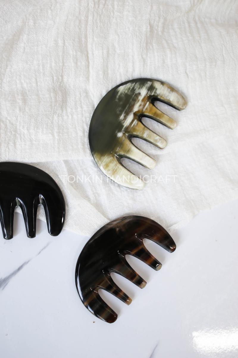 Natural Buffalo Horn Comb for Women.