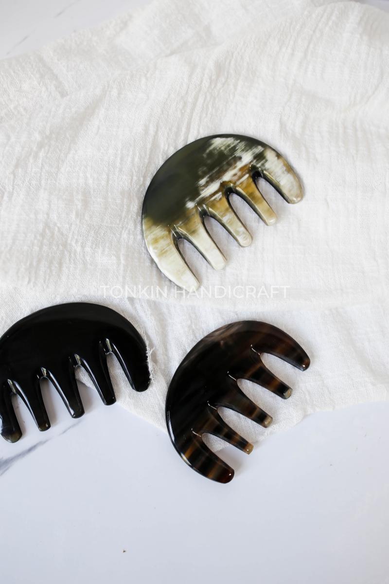 Natural Buffalo Horn Comb for Women.