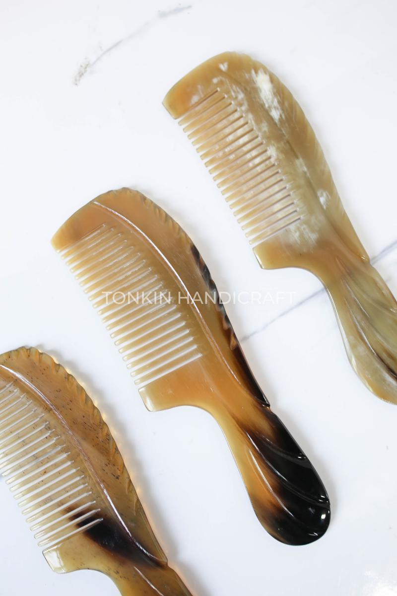 Natural Buffalo Horn Comb for Women.