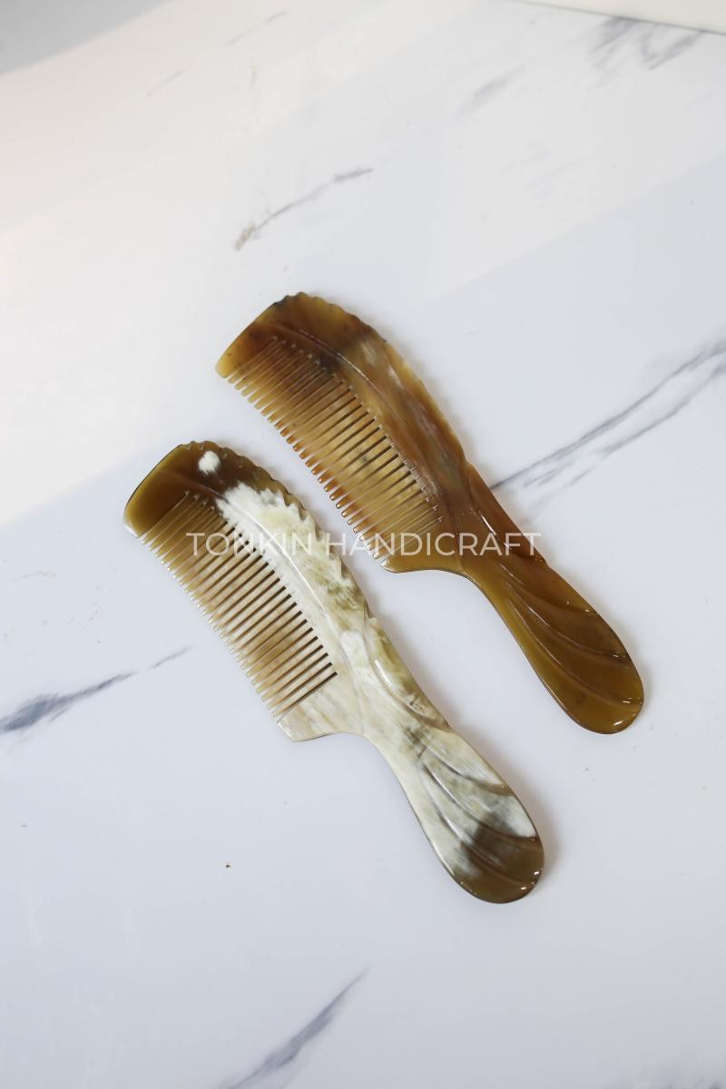 Natural Buffalo Horn Comb for Women.