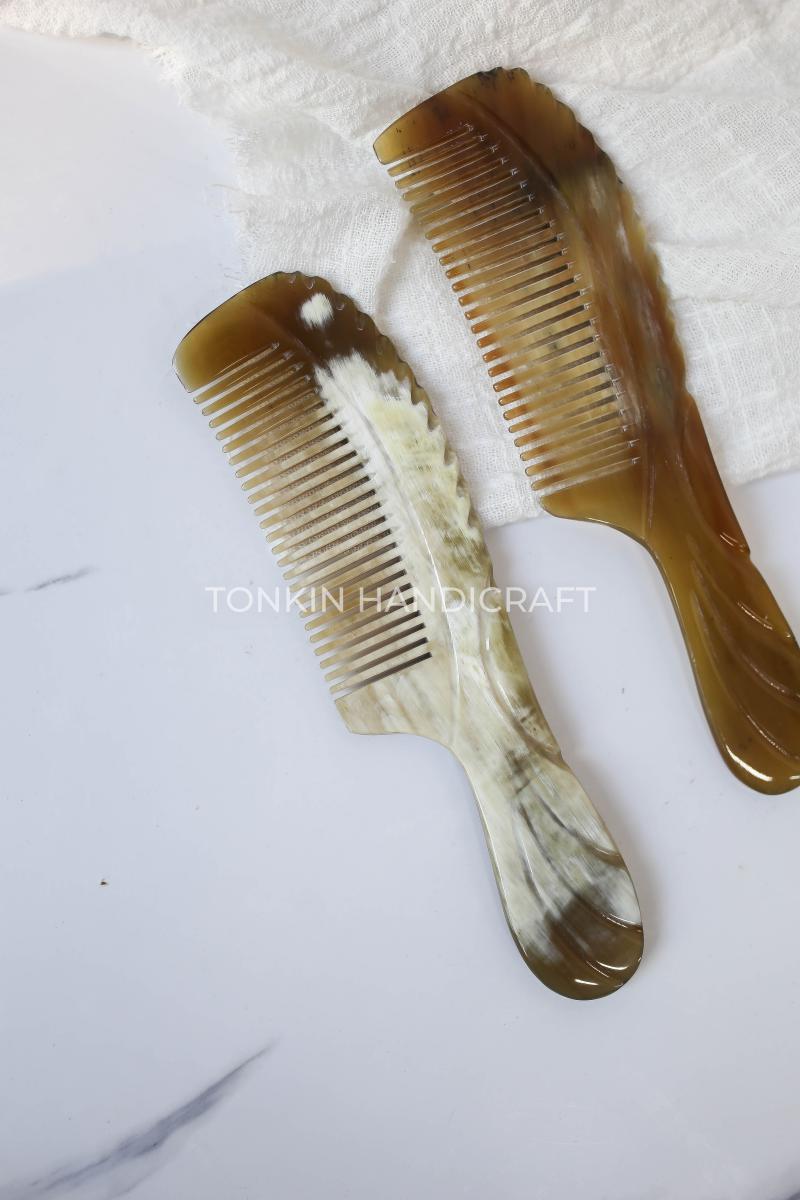 Natural Buffalo Horn Comb for Women.