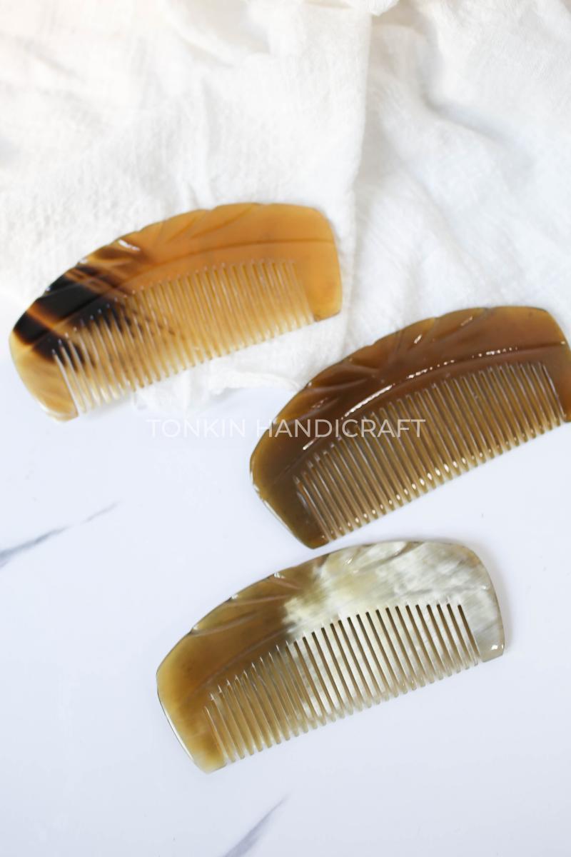 Natural Buffalo Horn Comb for Women