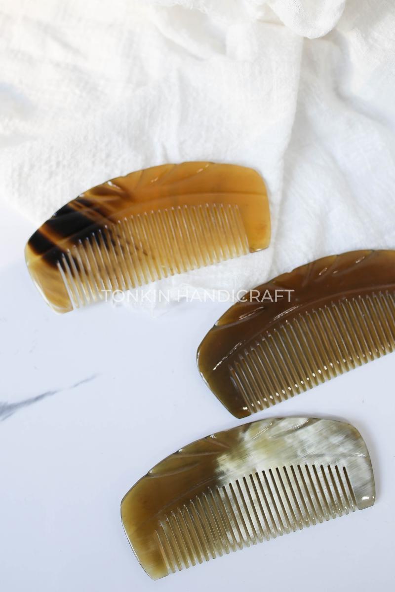 Natural Buffalo Horn Comb for Women