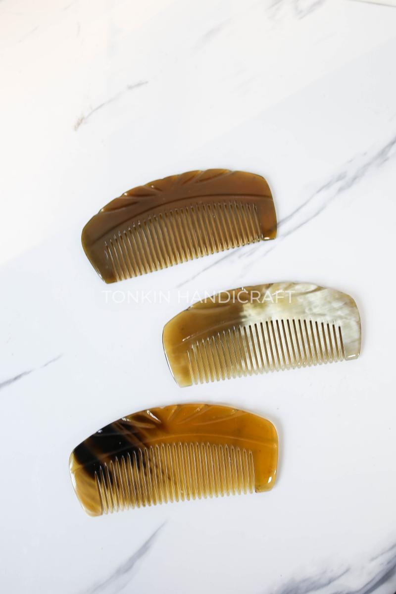 Natural Buffalo Horn Comb for Women