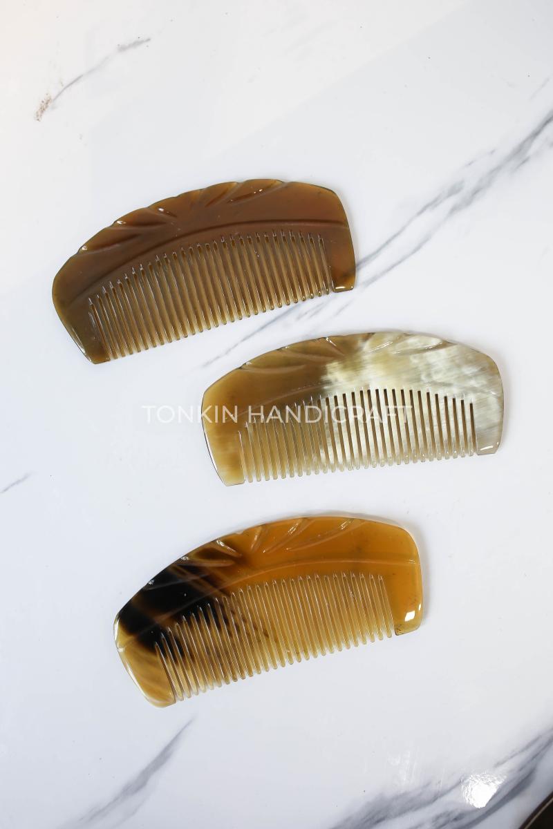 Natural Buffalo Horn Comb for Women